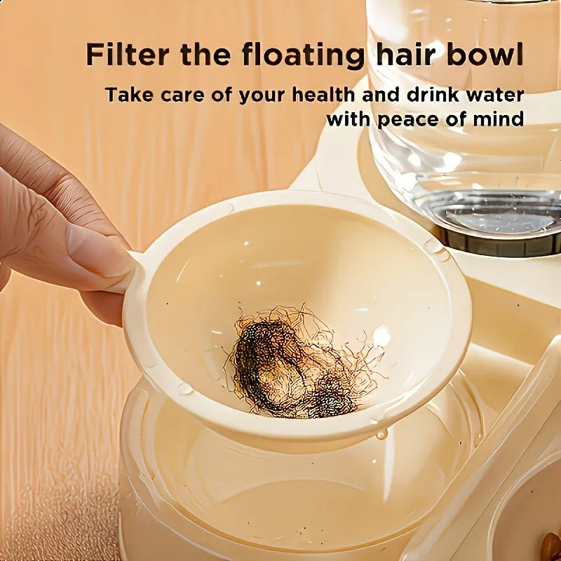 2-in-1 Gravity Pet Feeder & Water Dispenser