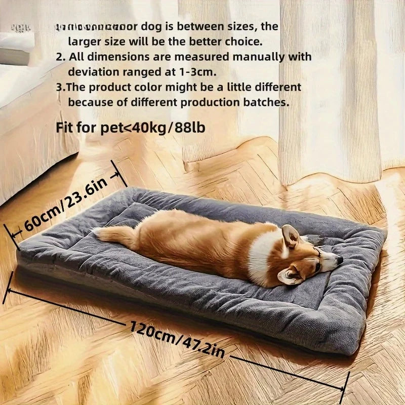 Thickened Super Soft Plush Dog Bed Sofa & Crate Mat – Fluffy Pet Mat for Small, Medium & Large Dogs | TheAmigoPets