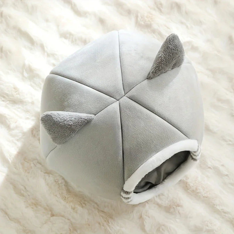 Cozy Deep Sleeping Cat Cave Bed & Nest