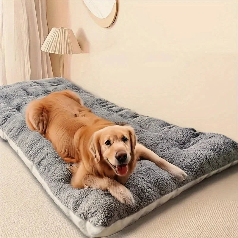Thickened Super Soft Plush Dog Bed Sofa & Crate Mat – Fluffy Pet Mat for Small, Medium & Large Dogs | TheAmigoPets