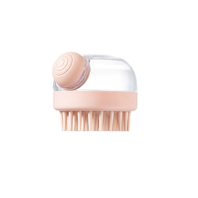 Silicone Pet Bath & Shampoo Dispenser Brush