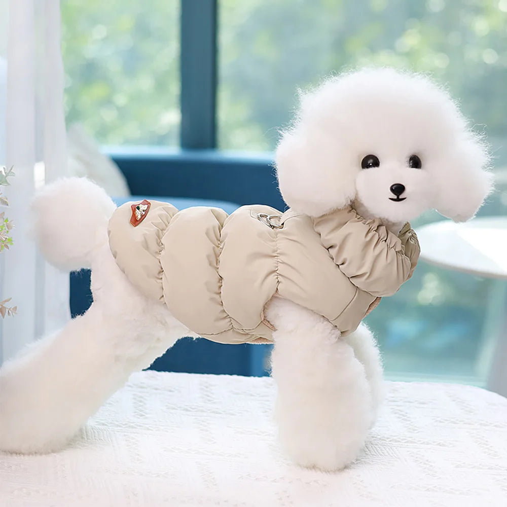 Warm Padded Winter Dog & Cat Puffer Jacket