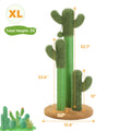 Cactus Cat Tree with Large Condo and Hammock, Indoor Cat Tower with Scratching Post | TheAmigoPets