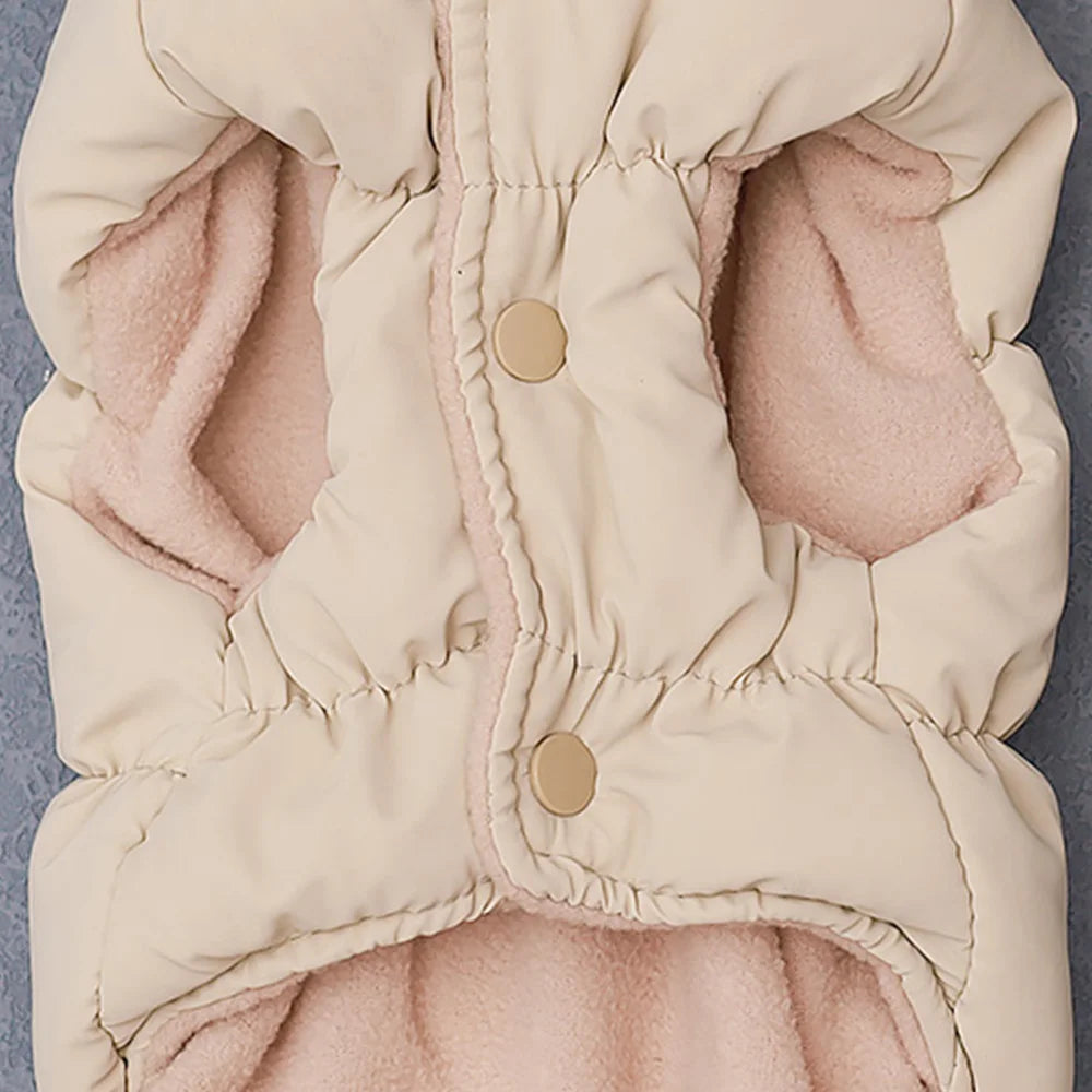 Warm Padded Winter Dog & Cat Puffer Jacket