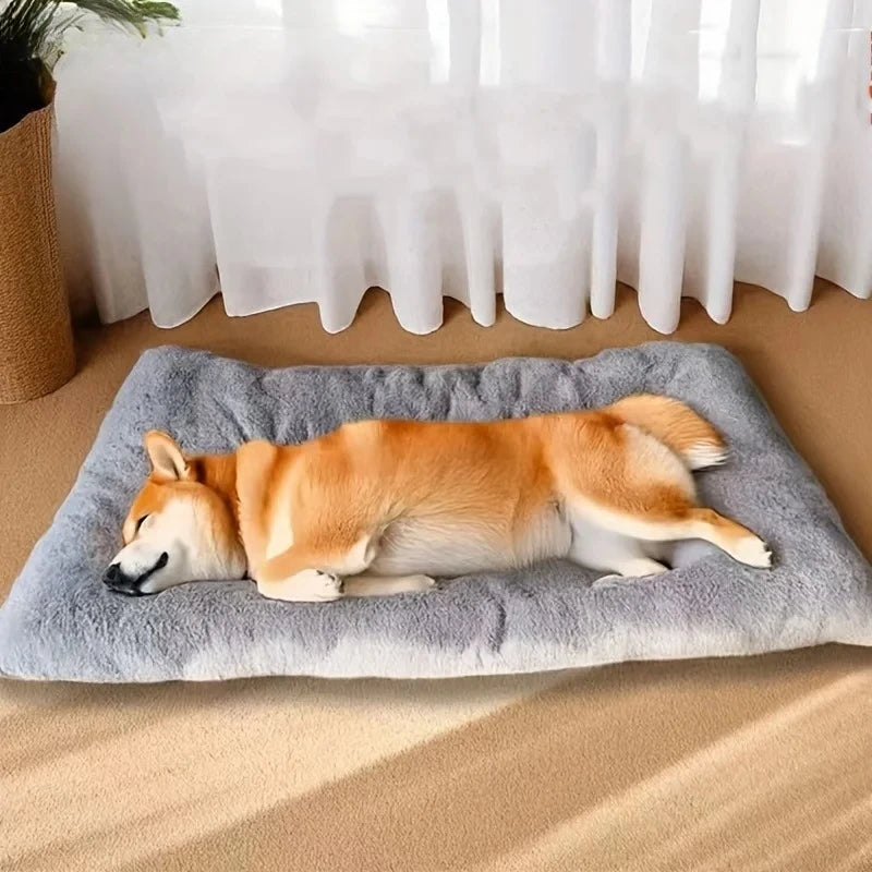 Thickened Super Soft Plush Dog Bed Sofa & Crate Mat – Fluffy Pet Mat for Small, Medium & Large Dogs | TheAmigoPets