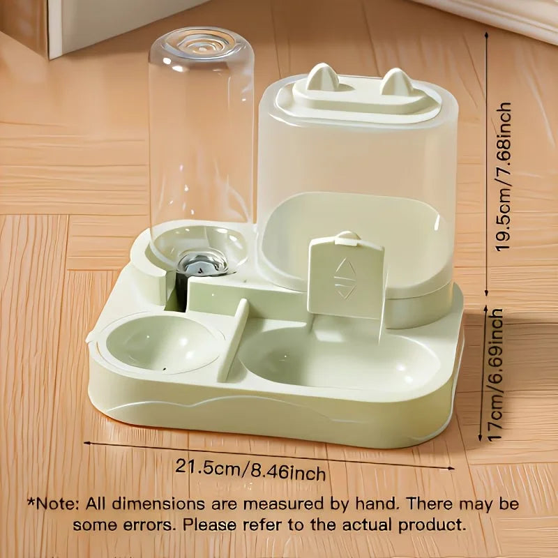2-in-1 Gravity Pet Feeder & Water Dispenser