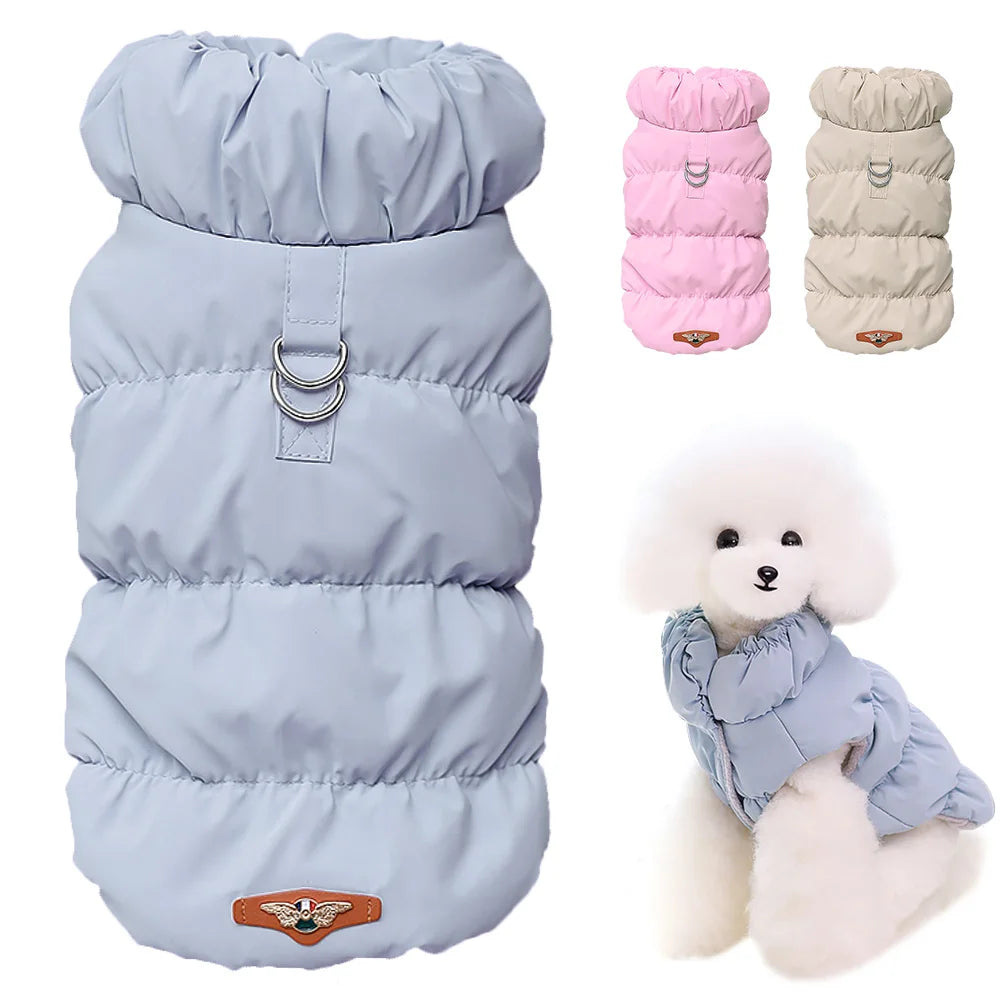 Warm Padded Winter Dog & Cat Puffer Jacket