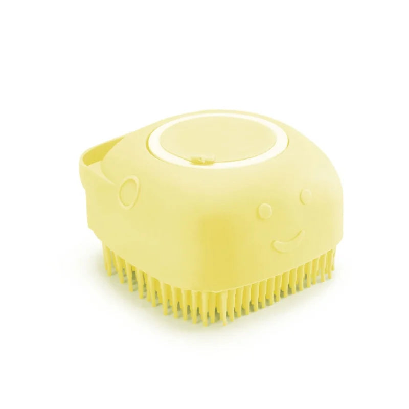 Silicone Pet Bath & Shampoo Dispenser Brush