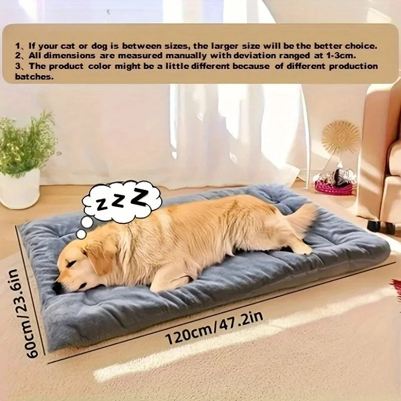 Thickened Super Soft Plush Dog Bed Sofa & Crate Mat – Fluffy Pet Mat for Small, Medium & Large Dogs | TheAmigoPets