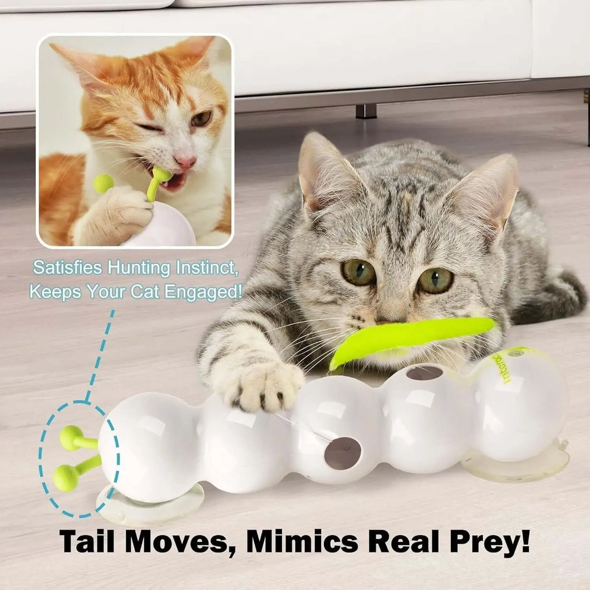 Motion-Activated Interactive Cat Toy