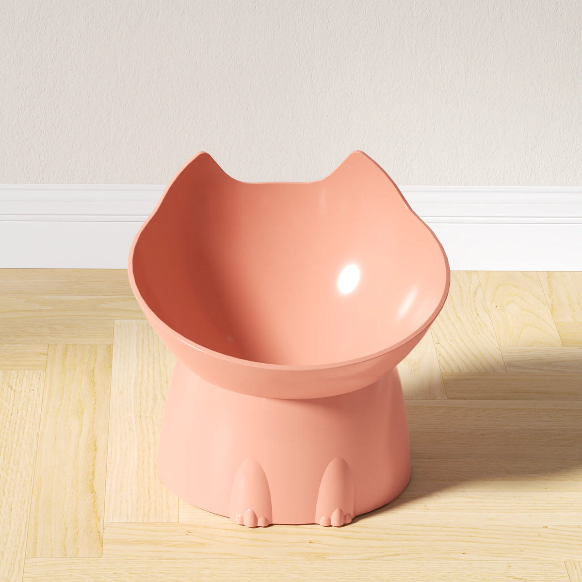 WhiskerWare Elevated Tilted Cat Food Bowl